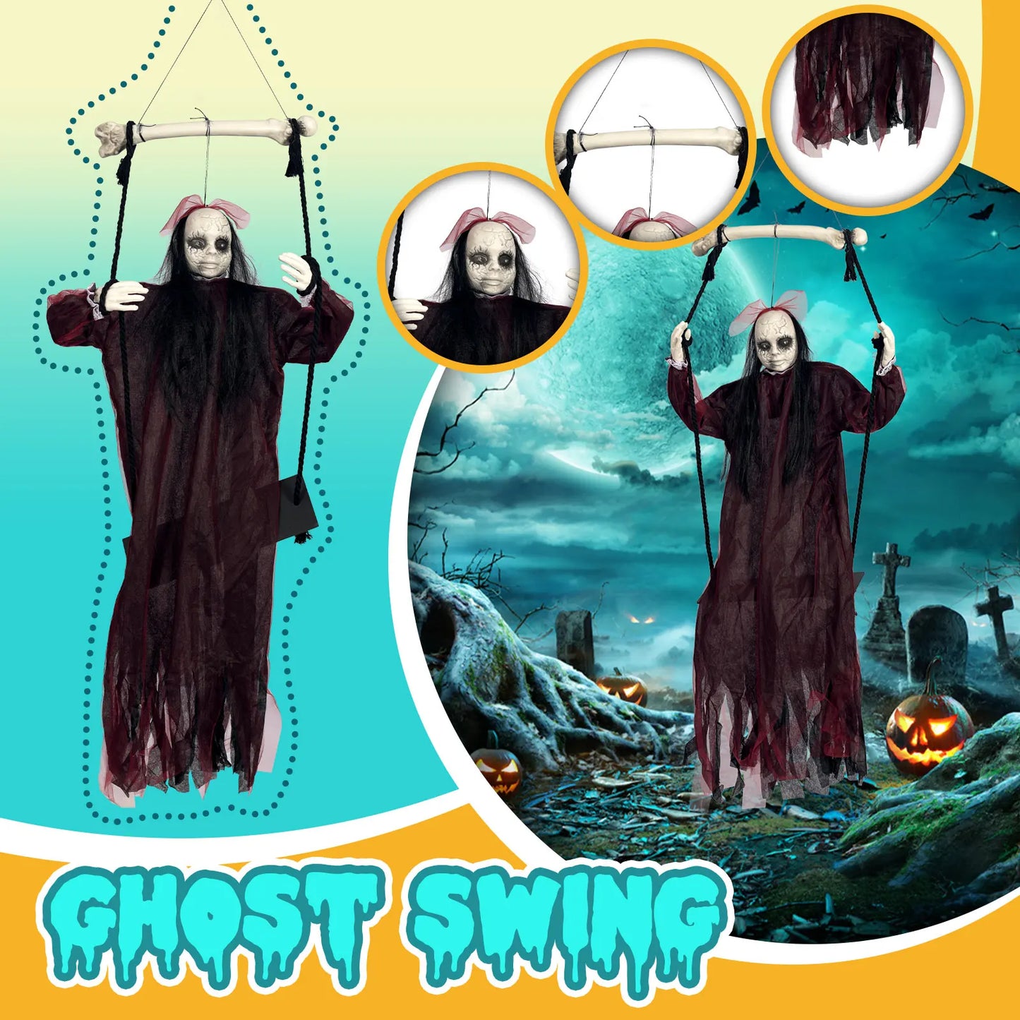 Halloween Swing Hanging Decoration