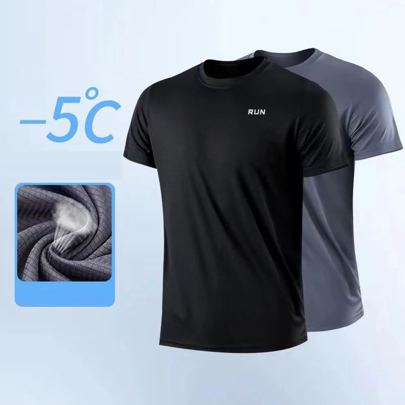 Men's Round Neck T-Shirt.