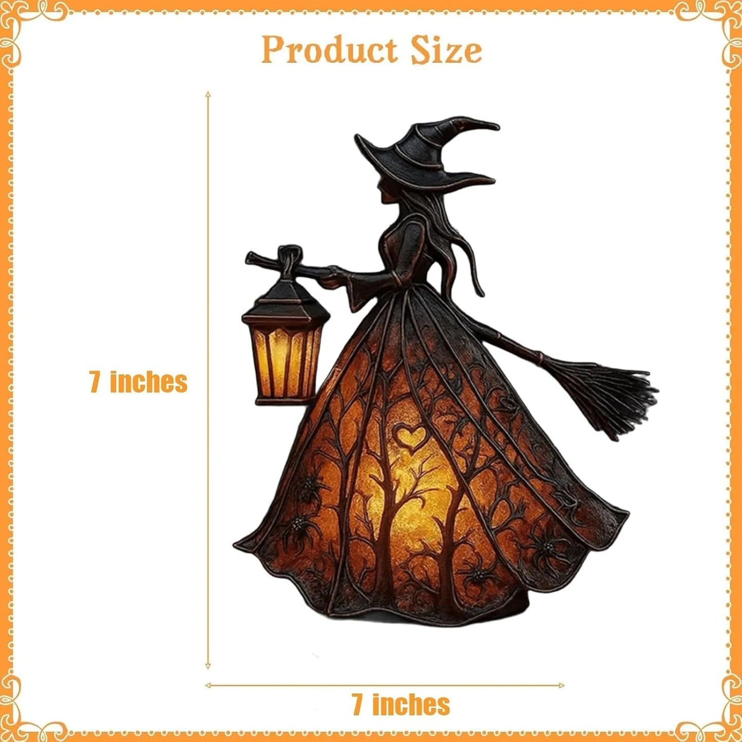 Halloween Witch Lamp
