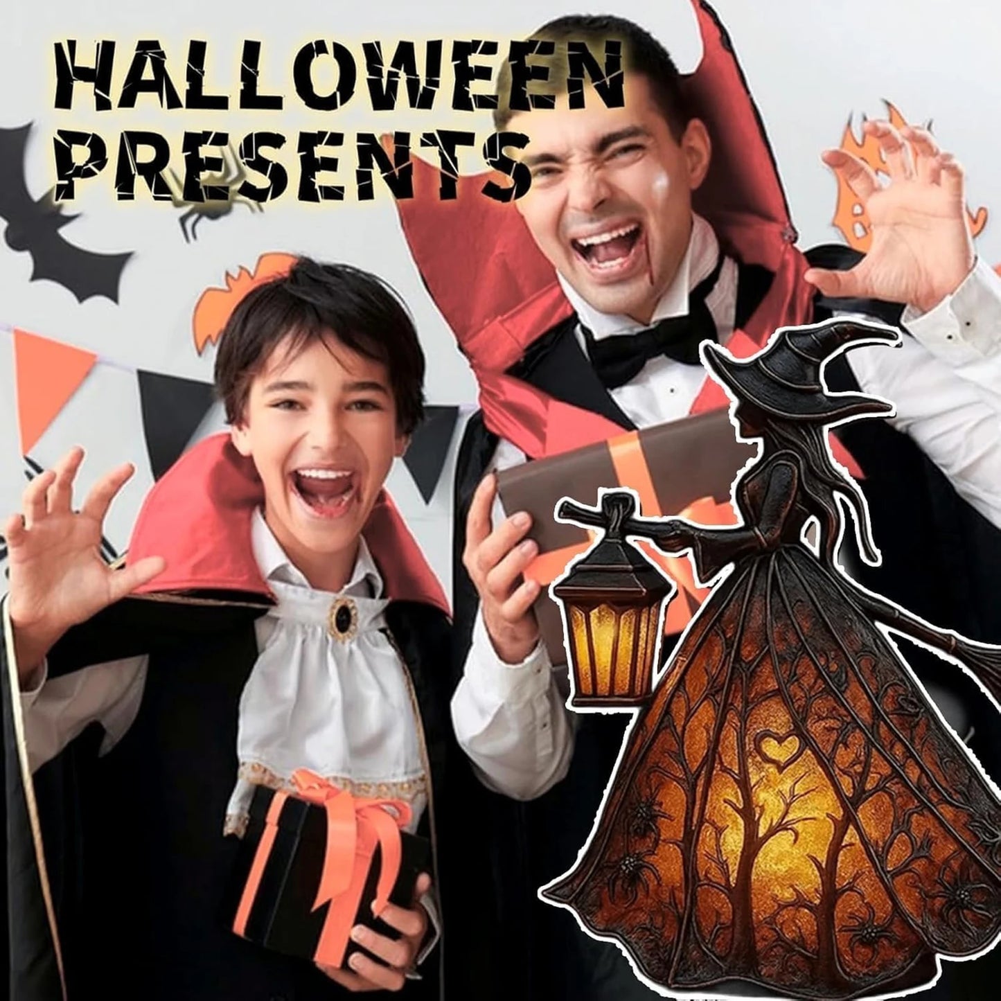 Halloween Witch Lamp