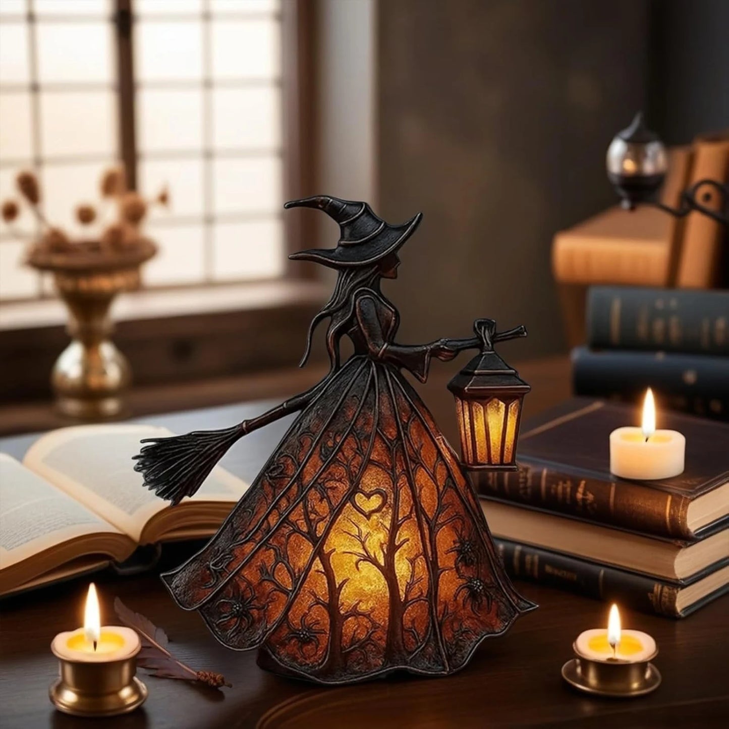 Halloween Witch Lamp