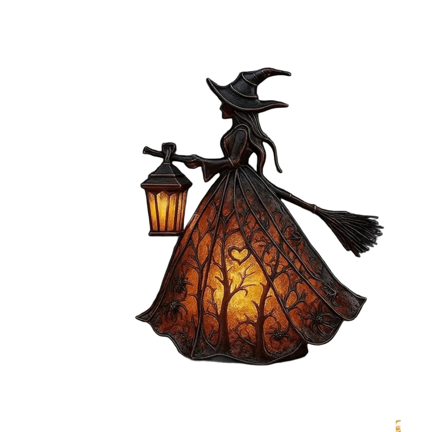 Halloween Witch Lamp