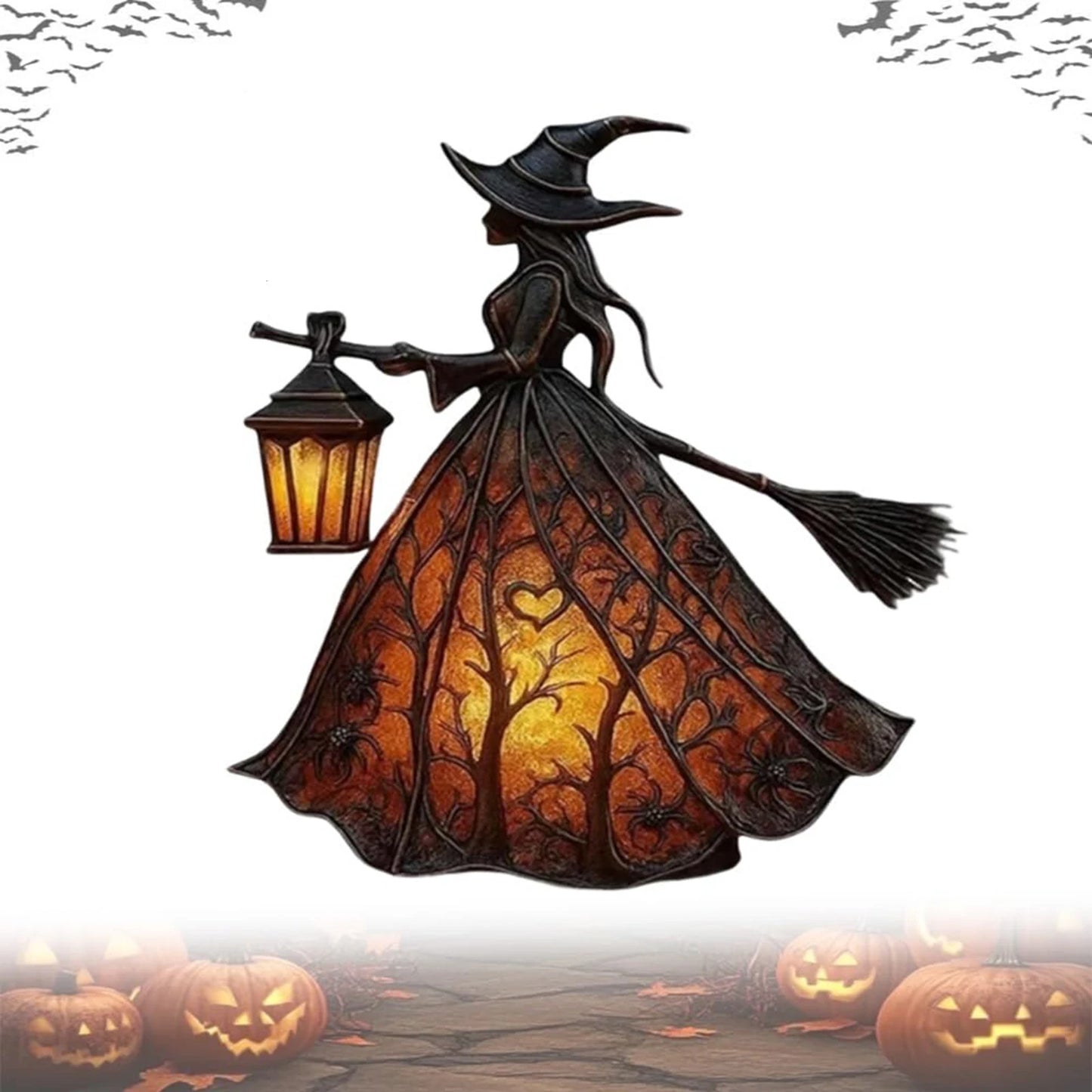 Halloween Witch Lamp