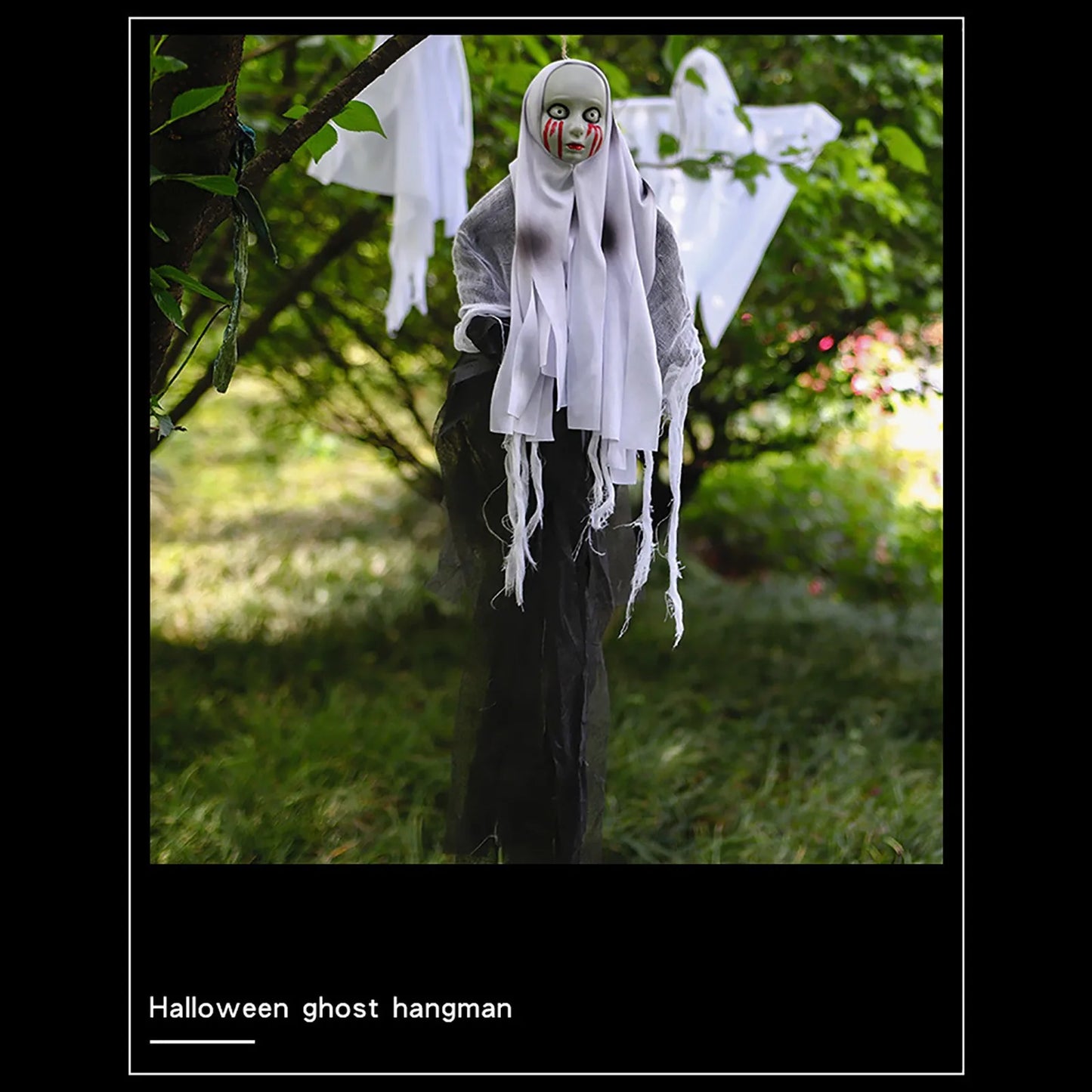 Halloween Hooded Female Skeleton