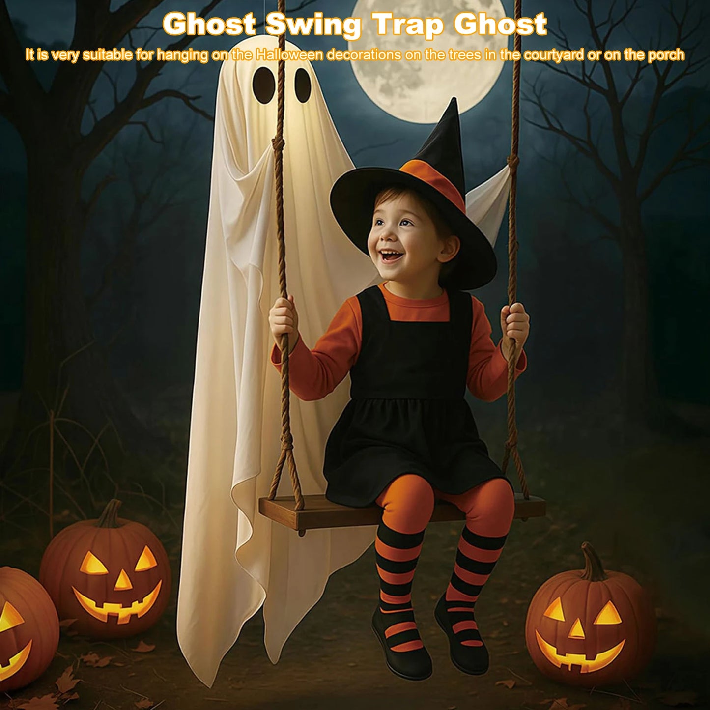Halloween Adjustable Ghost Decorations