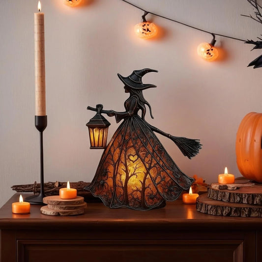 Halloween Witch Lamp