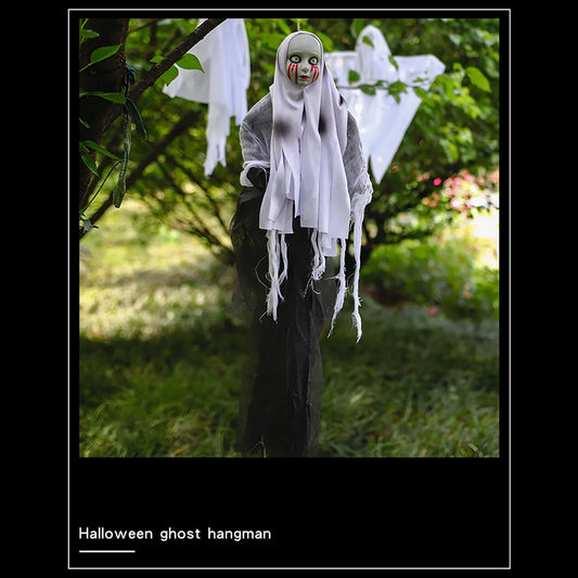 Halloween Hooded Female Skeleton